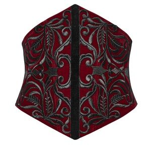 Punk Rave: Blood Countess Embroidered Velvet Corset